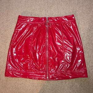 Forever 21 Faux Leather Skirt New With Tags